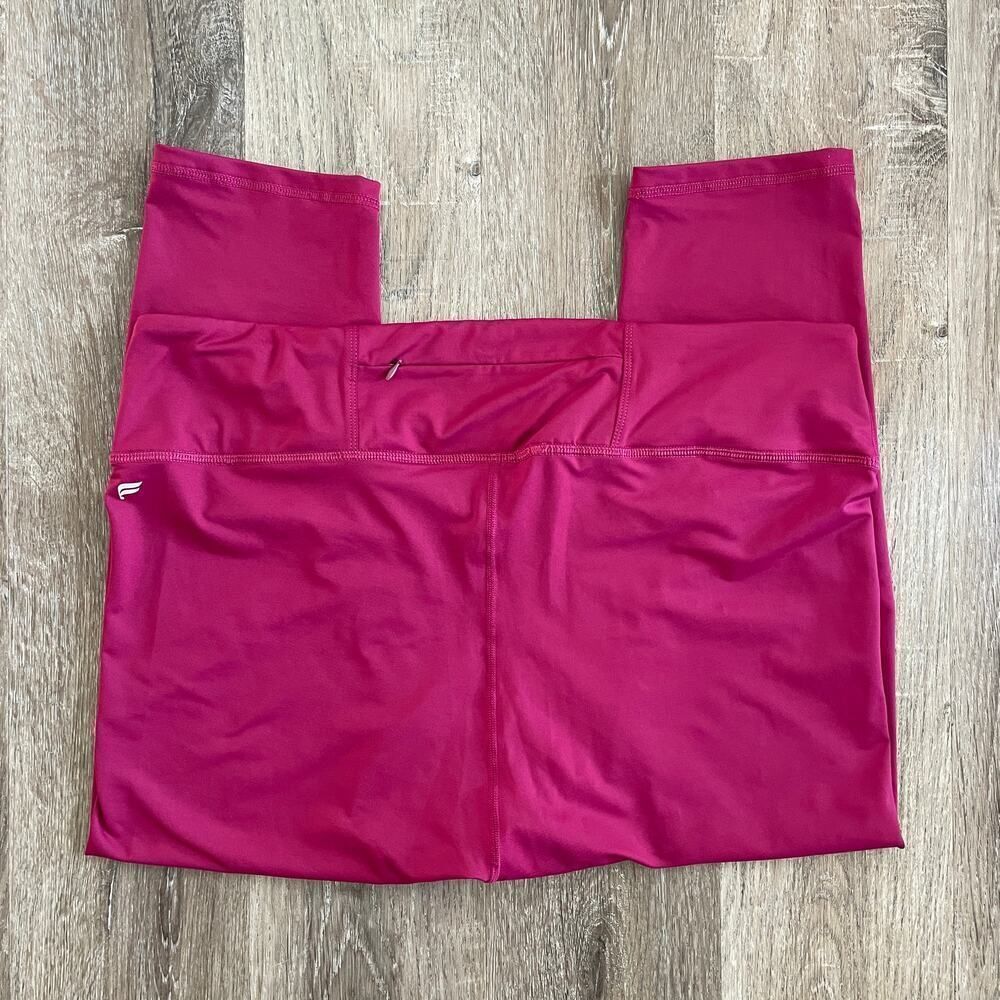 Fabletics Fuchsia Pink Raspberry Color Crop Leggi… - image 6